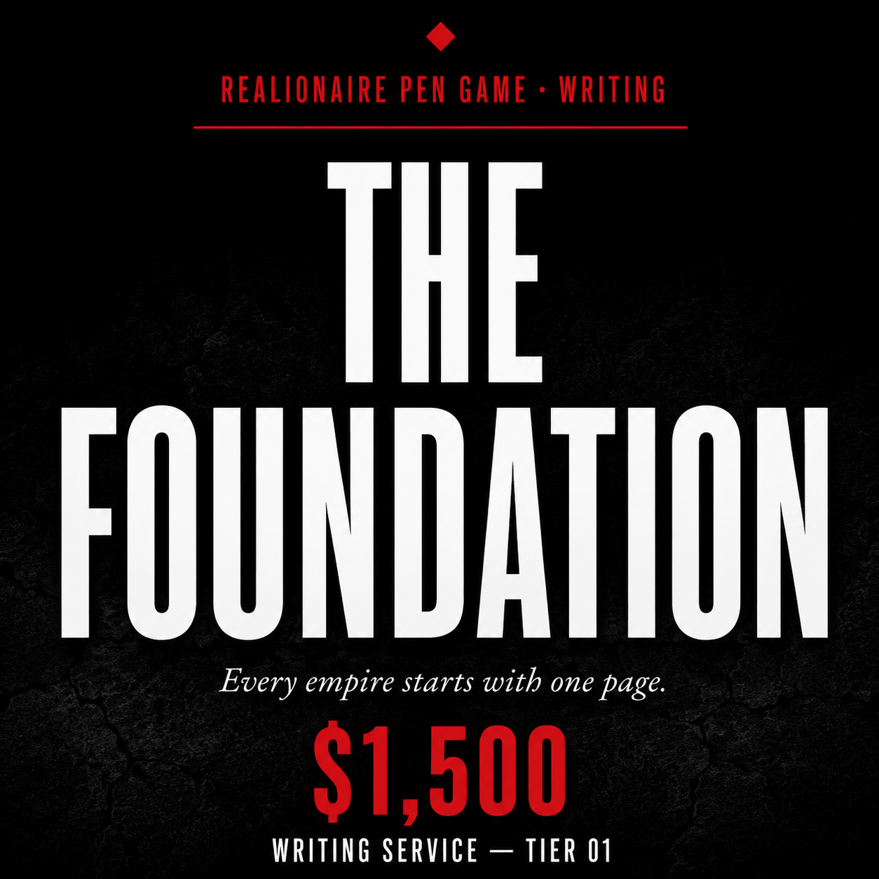 The Foundation — Writing Service
