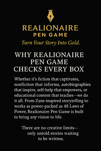 Realionaire Pen Game Full Service