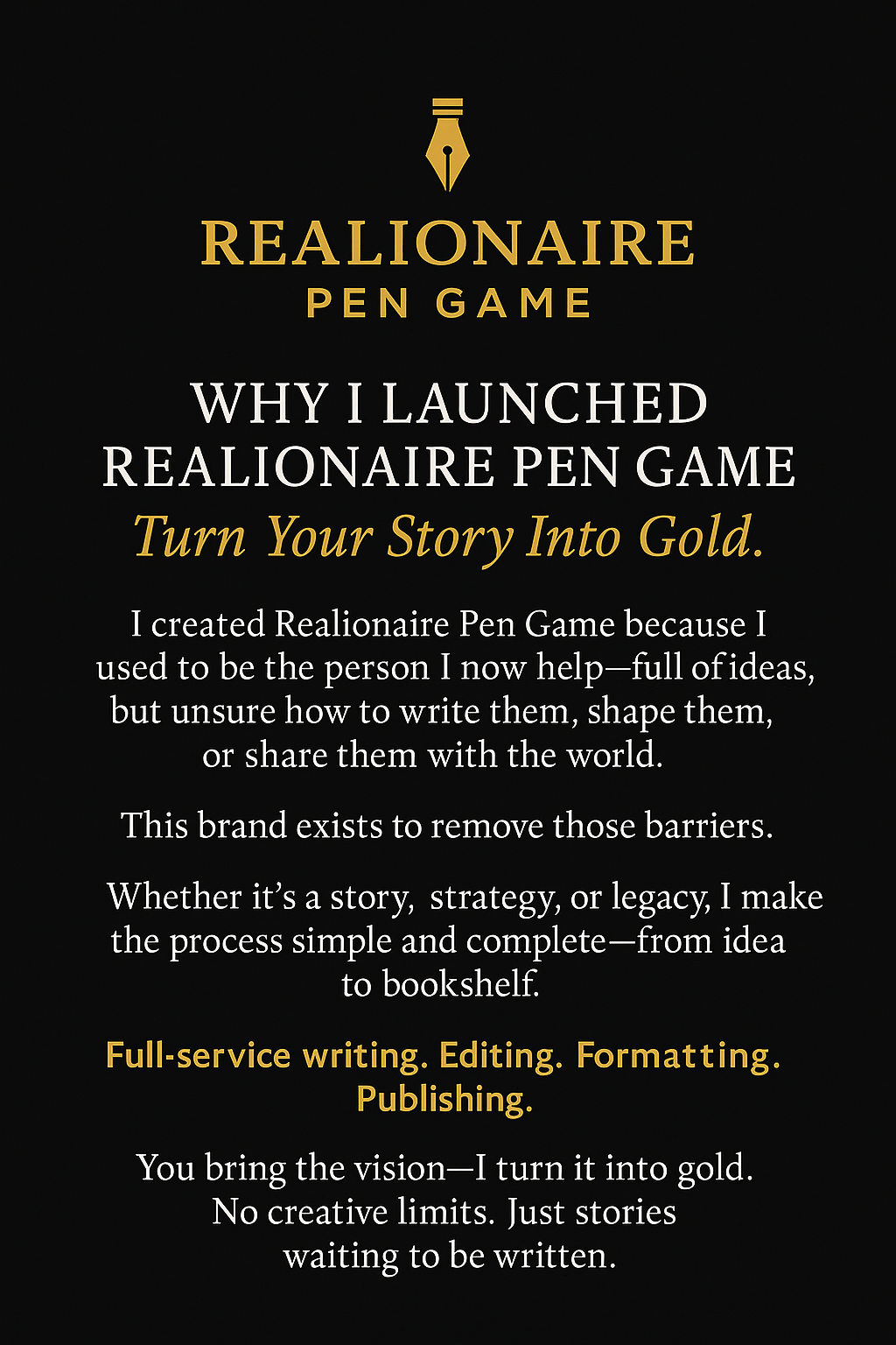 Realionaire Pen Game Full Service