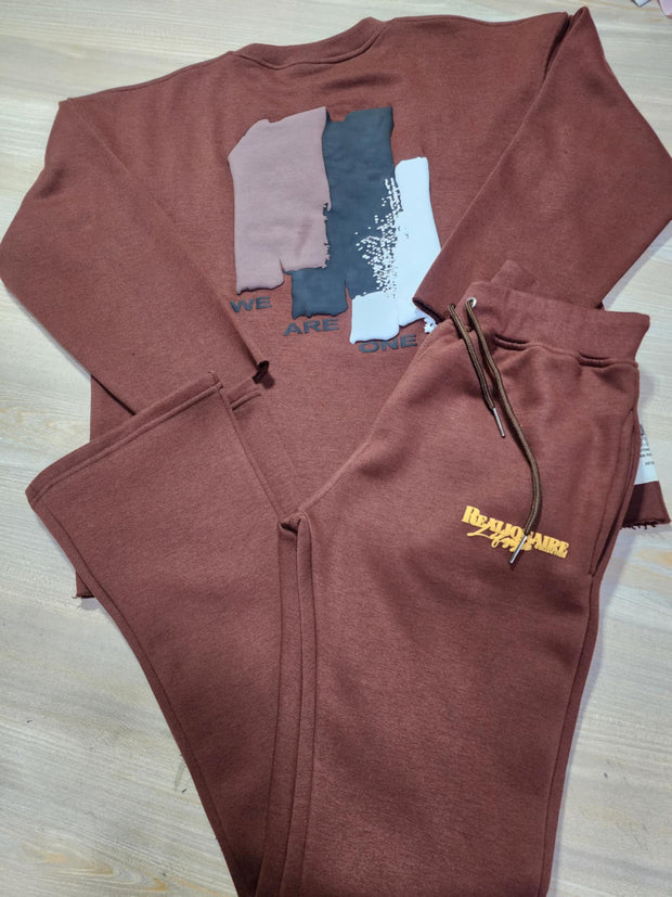 Luxury Style Stacked Puff Print Jogger