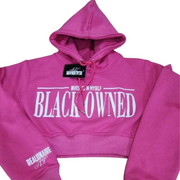 Black owned Crop hoodie