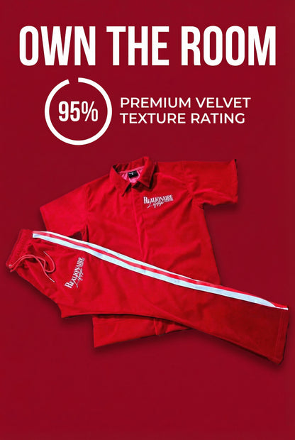 Realionaire Luxury Velour Stacked Bottom